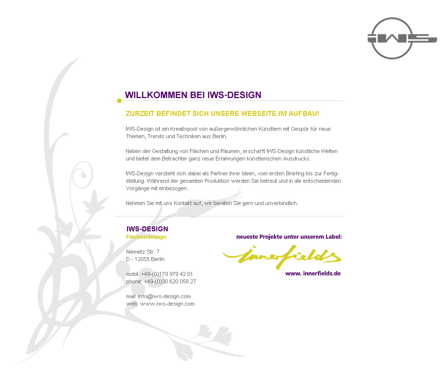 Mail an IWS-Design